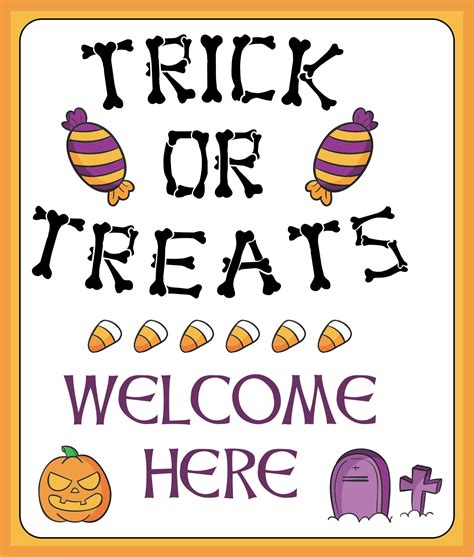 Printable Halloween Signs