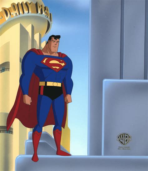 Superman Animated Series- Original Production Cel-Superman-Father's Day ...