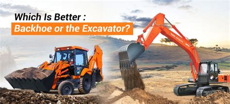 Backhoe vs Excavator - Which is Better for Construction? | Tata Hitachi