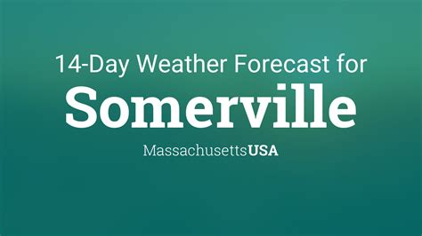 Somerville, Massachusetts, USA 14 day weather forecast