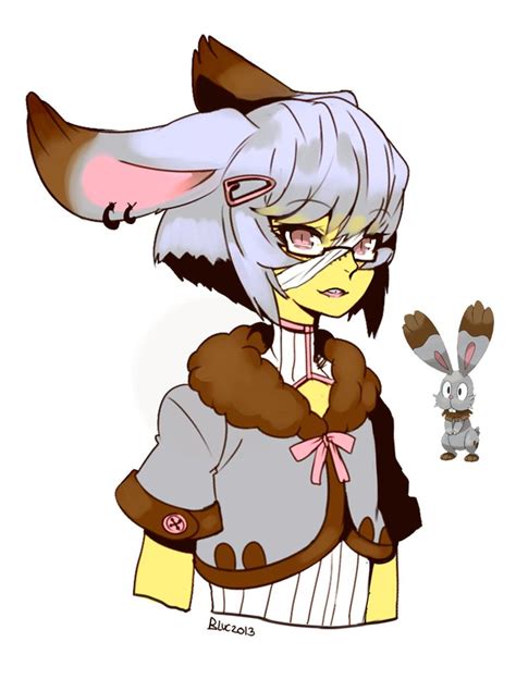 Gijinka-dex - hopebiscuit: bunnelby thing | Pokemon gijinka, Pokemon ...