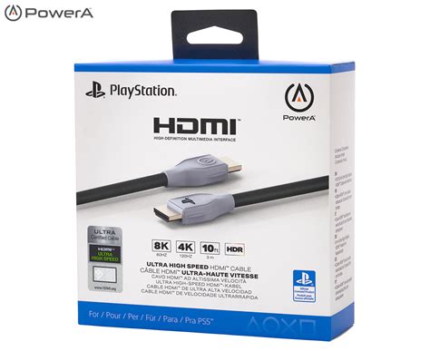 PowerA 3m Ultra High-Speed 8K HDMI Cable For PS5 | Catch.com.au