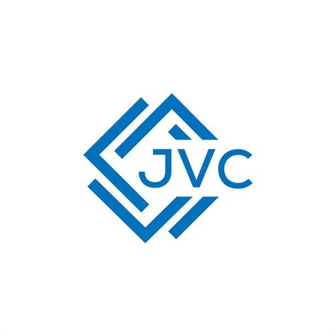 JVC letter logo design on white background. JVC creative circle letter ...