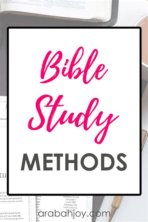 7 Simple Bible Study Methods to Try