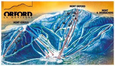 Mont Orford Piste Map | trails & marked ski runs | SNO