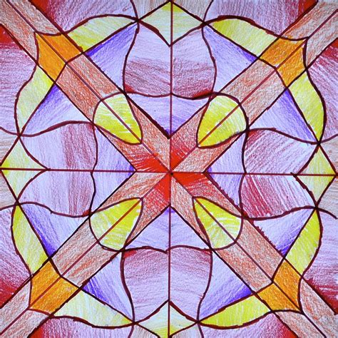 Drawings in radial symmetry | Symmetry art, Drawings, Elementary art ...