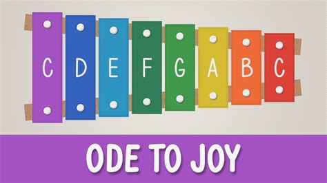 How to play Ode to Joy on a Xylophone - Easy Songs - Tutorial - YouTube