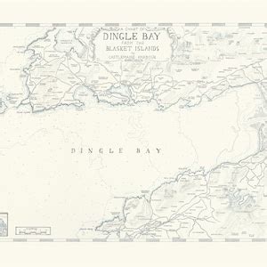 Dingle Bay Map, Dingle Map, Dingle County Kerry Map Blasket Islands Map ...