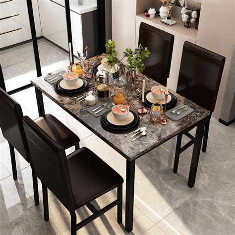 Marble Dining Room Table And Chairs