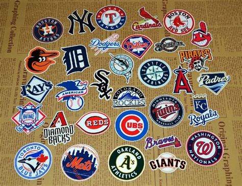 MLB Baseball Team Sticker Wholesale sticker supplier