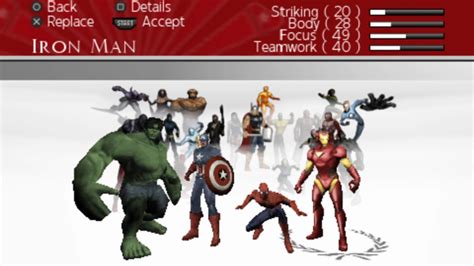 Marvel: Ultimate Alliance 2 All Characters [PSP] - YouTube