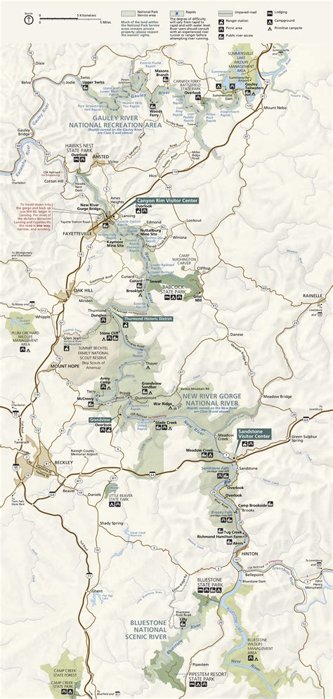 New River Gorge Maps | NPMaps.com - just free maps, period.