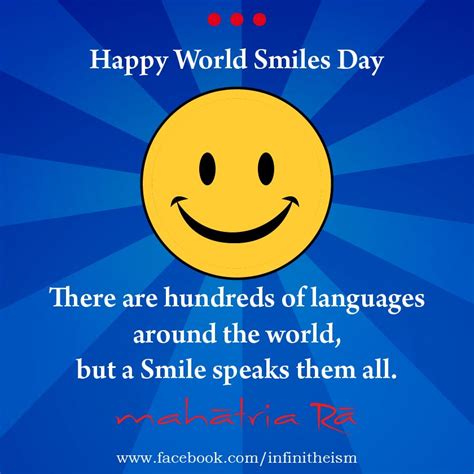 "There are hundreds of languages around the world, but a Smile speaks ...