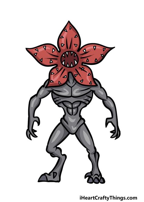 Demogorgon Drawing - How To Draw A Demogorgon Step By Step