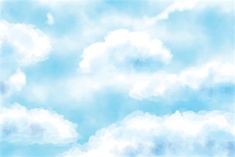 blue watercolor cloudy blue sky background 4837192 Vector Art at Vecteezy