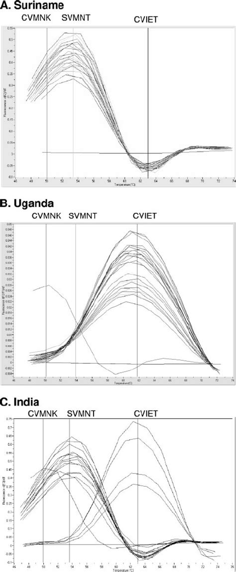 Representative examples of results obtained with the real- time PCR ...