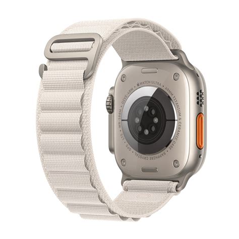 Apple Watch Ultra GPS + Cellular, 49mm Titanium Case with White Ocean ...