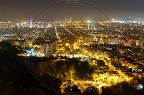 Image of View from the top of Park Guinardo, one of the east side hills ...