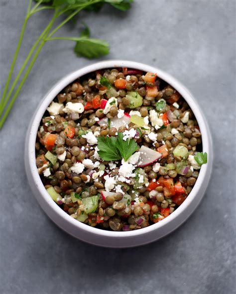 Mediterranean Lentil Salad – thyme & toast