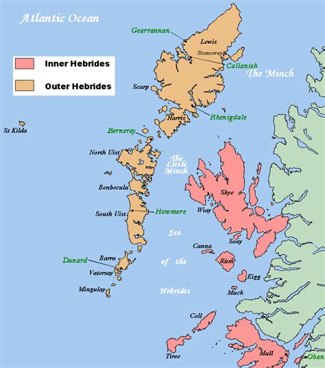 Hebrides Map