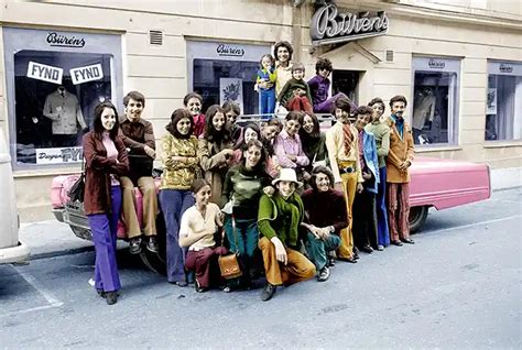 Young Osama bin Laden in Sweden, 1971 (second from left in brown shirt ...