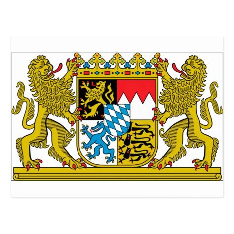 Bavaria (Germany) Coat of Arms Postcard | Zazzle