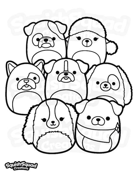 Squishmallow Coloring Page Printable Squishmallow Coloring Cute ...