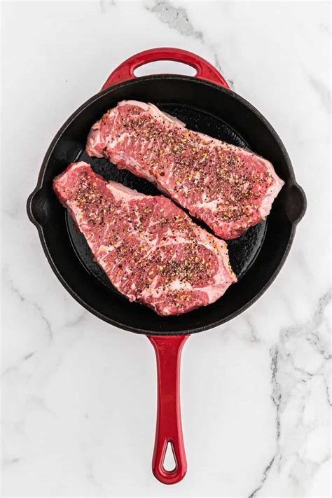 Pan Seared Steak Recipe - Grandbaby Cakes