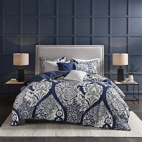 F&C Iris Blue Duvet Cover Set - Friedman & Cohen