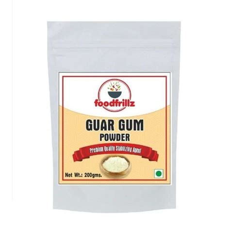 Guar Gum Powder, 200 g - foodfrillz