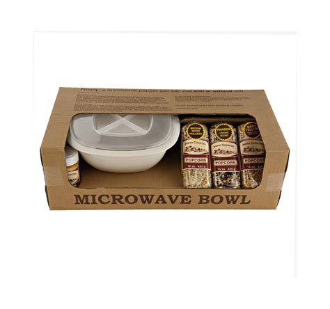 Microwave Popcorn Gift Bowl Set 1ea