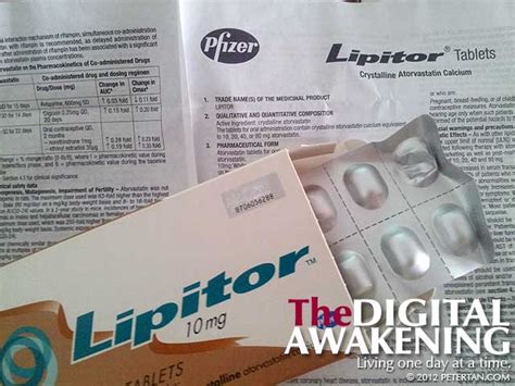 On Lipitor 10mg – Peter Tan – The Digital Awakening