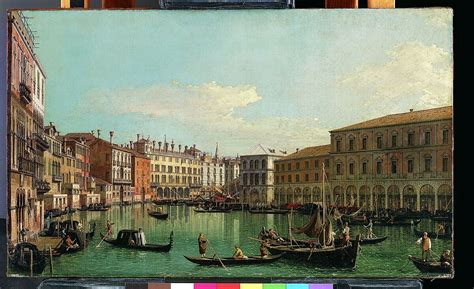 Canaletto (Giovanni Antonio Canal) | The Grand Canal, Venice, Looking ...