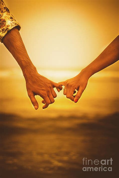 Couple Holding Hands At Sunset, India Photograph by Teju Nookala | Fine ...