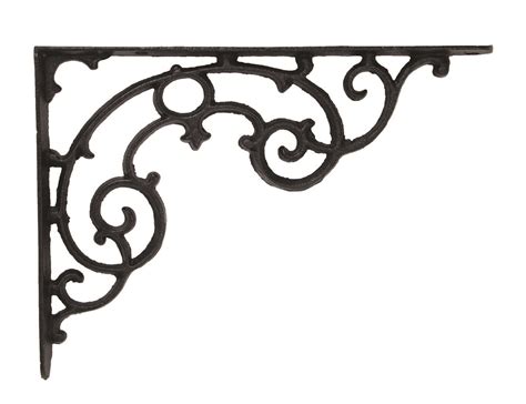 Metal Scroll Decorative Shelf Brackets — MUSEUM OUTLETS