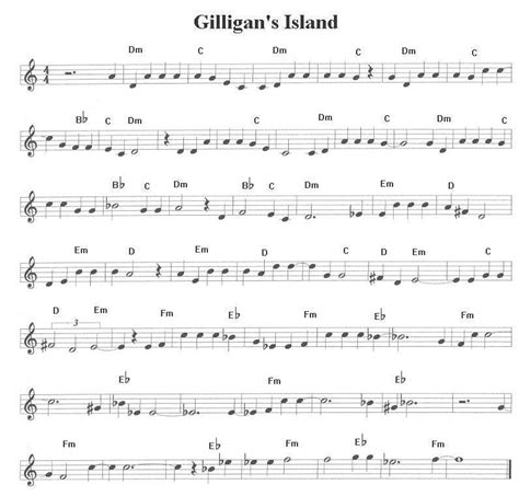 Gilligan Island Theme Song No Words - Theme Image