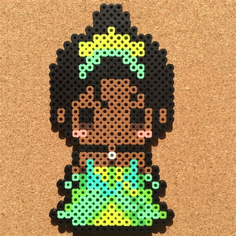 Tiana (The Princess and the Frog) perler beads by tsubasa.yamashita ...