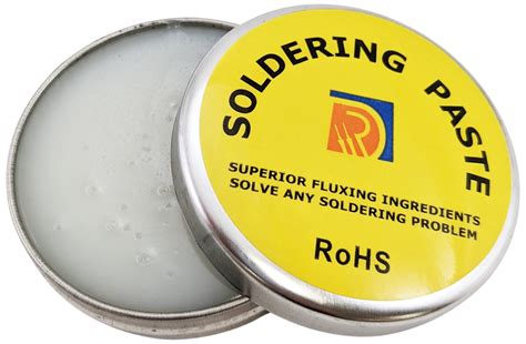 Soldering Flux Paste, 50 Gram Jar, RoHS Compliant, Helps Solder Flow ...