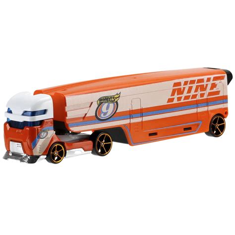 Hot Wheels Speedway Hauler Vehicle - Semi-Truck with Car ~ Detachable ...