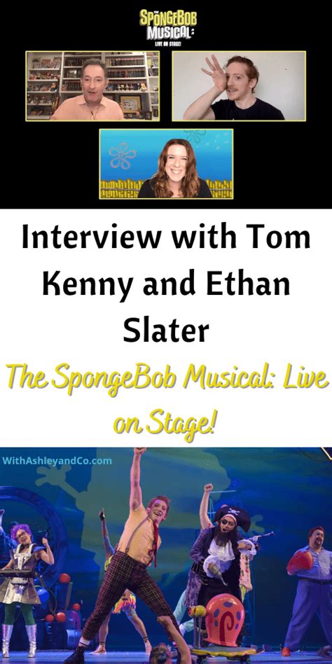 Interview with Tom Kenny and Ethan Slater | SpongeBob Musical Live On Stage