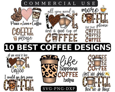 Coffee Png Peace Love Coffee Bundle Png Coffee Please - Etsy