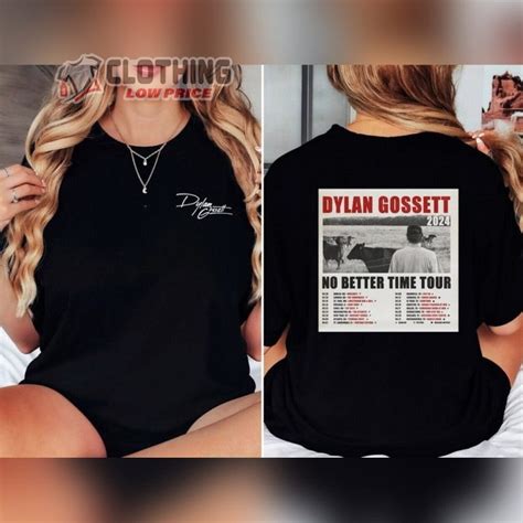 Dylan Gossett Tour Dates 2024 Merch, Dylan Gossett Tour 2024 Shirt, No ...