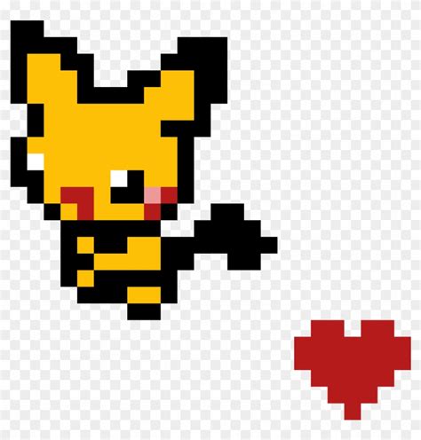 Pichu - Small Pixel Art Grid, HD Png Download - 1184x1184(#2272433 ...