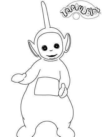 Teletubbies Dipsy Coloring Pages