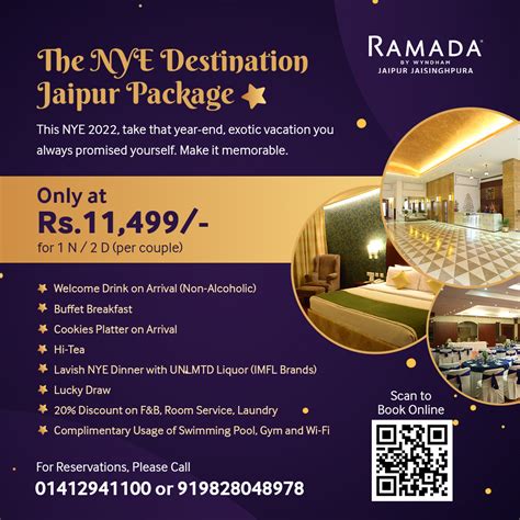 The Best NYE 2022 Jaipur Hotel Package | 1N & 2D Limited Offer