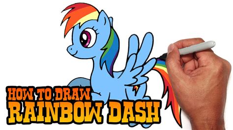 How To Draw Rainbow Dash Step By Step