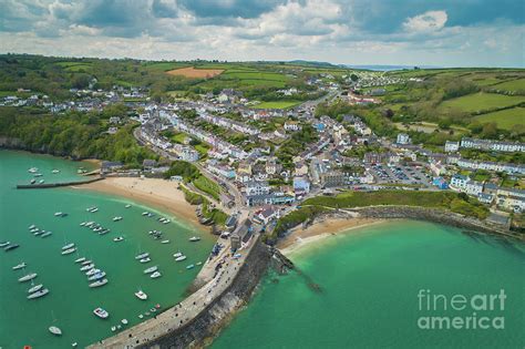 New Quay, Wales from the Air Photograph by Keith Morris - Fine Art America