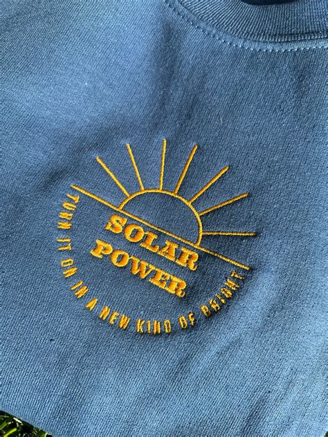 Lorde solar Power Unisex Embroidered - Etsy