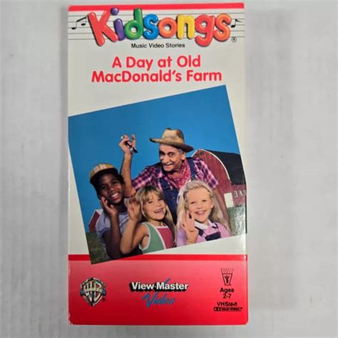 KIDSONGS: A DAY at Old MacDonald's Farm (1985) | VHS Tape with Sing ...