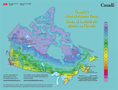 Canada Plant Hardiness Zone Map